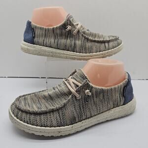 Hey Dude Wendy Sox Women's Size 7 Light Pink Slip On Comfort Casual Flat Shoes